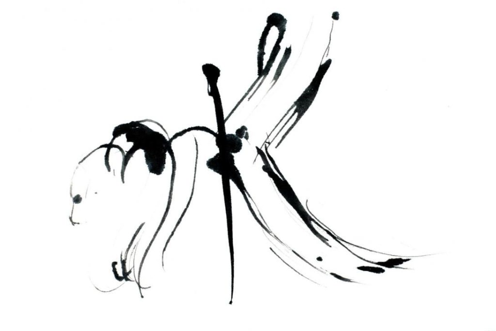 Japanese Calligraphy by Keishu KAWAI